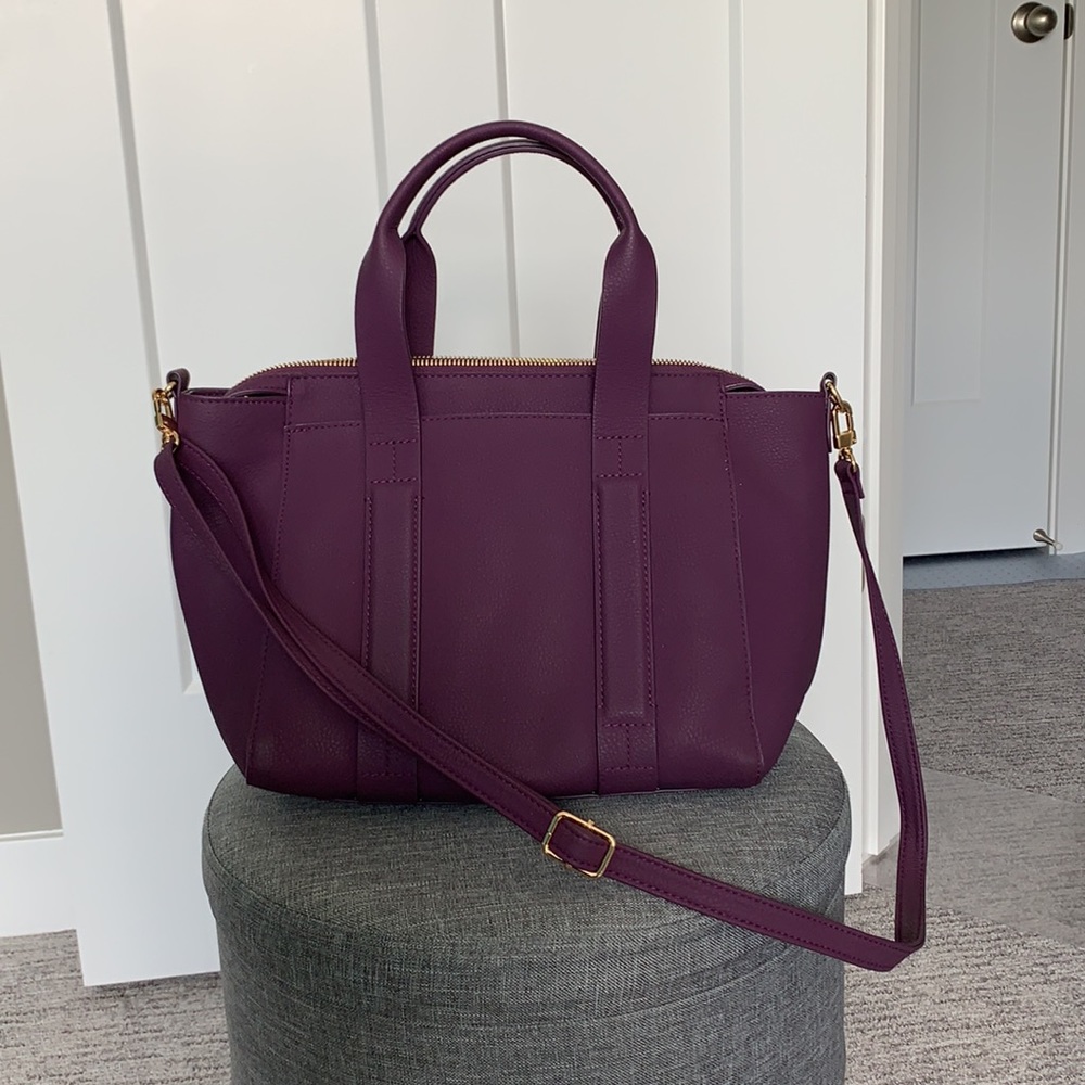 Plum crossbody/handbag